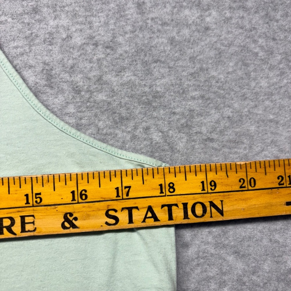 Patagonia Womens Organic Cotton P-6 Logo Tank Top Mint Green Small Regular Fit - Picture 5 of 6